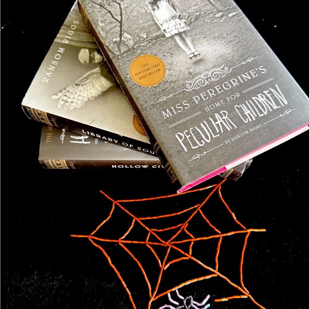 Trilogy hardcovers Miss Peregrine’s Home For Peculiar Children by Ransom Riggs